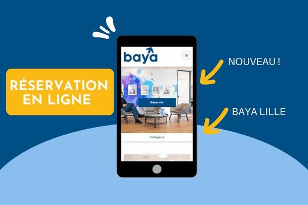 Réservation en ligne :  réservez votre salle de réunion et bureau temporaire chez Baya Lille